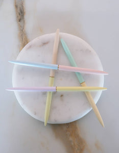 Slim Pens Set of Four | Duo-Tone Pastels