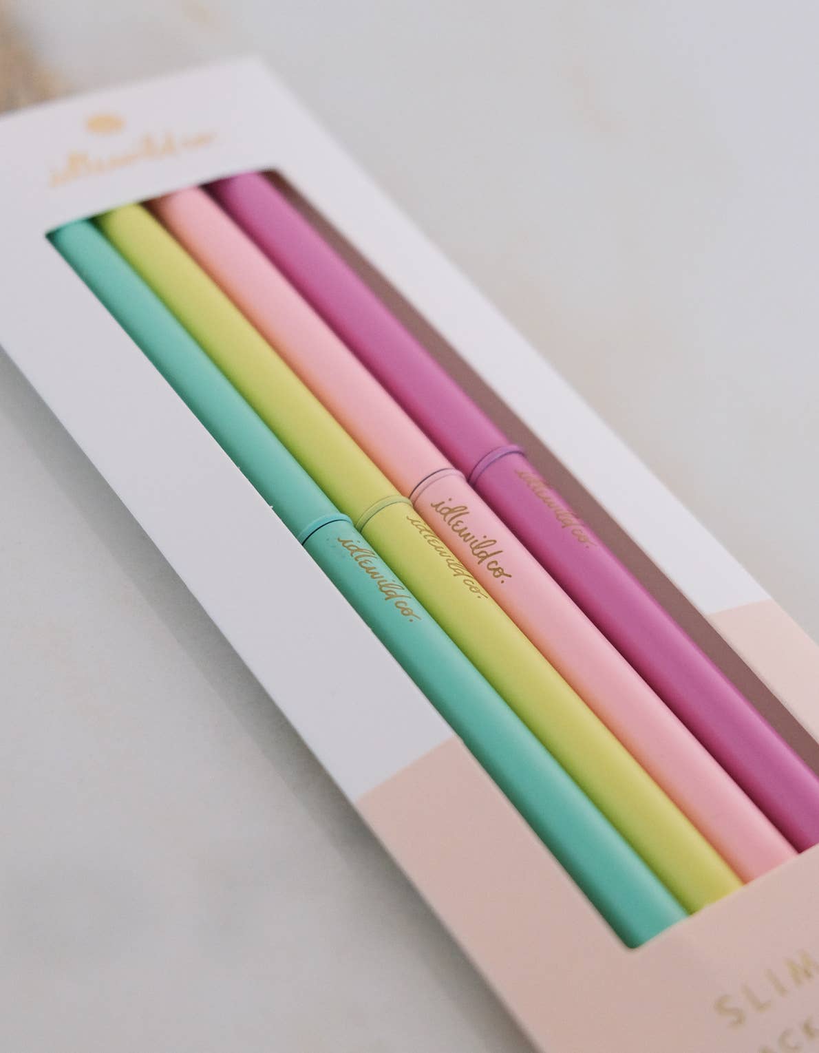 Slim Pens Set of Four | Pastel Brights