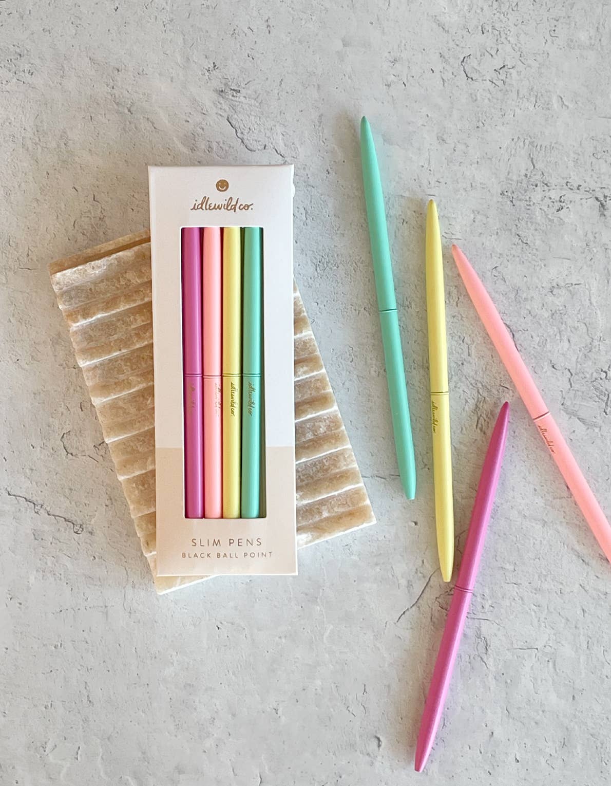 Slim Pens Set of Four | Pastel Brights