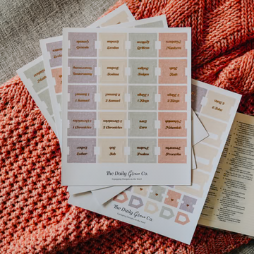 Daily Grace Pastel Floral Bible Tabs
