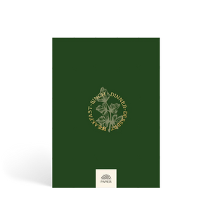 Herb Garden Foil Recipe Journal