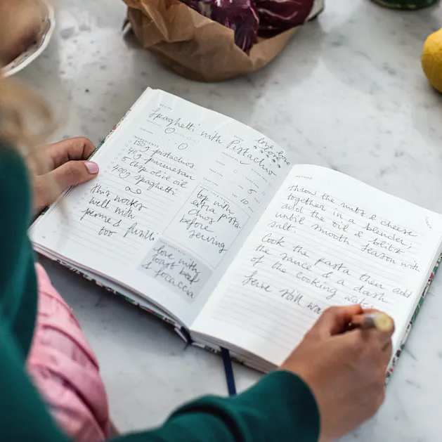 Herb Garden Foil Recipe Journal