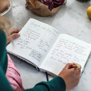 Herb Garden Foil Recipe Journal