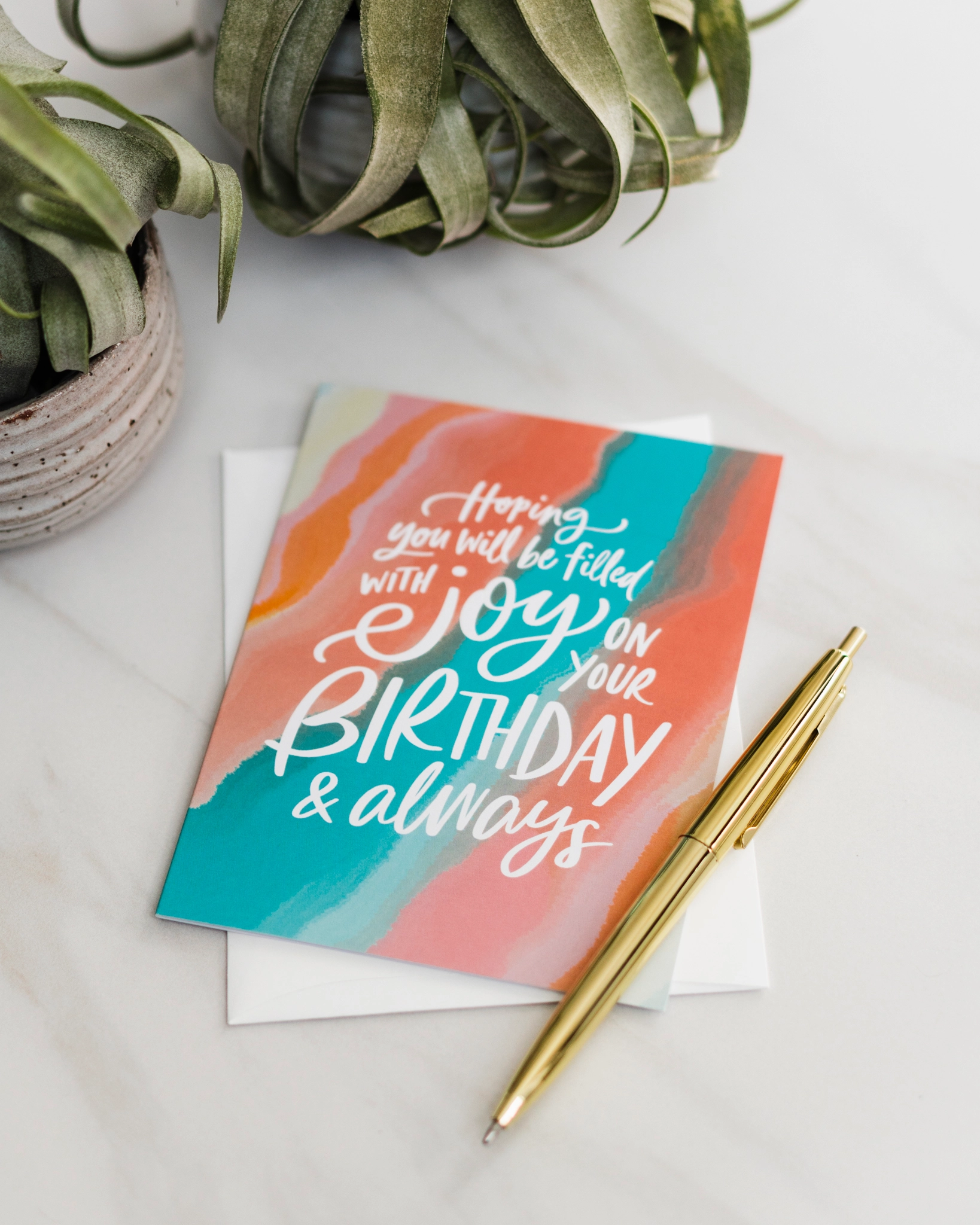 Joy On Your Birthday Greeting Card