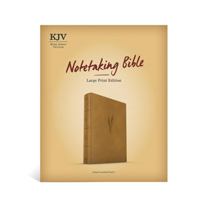 KJV Notetaking Bible, Large Print Edition