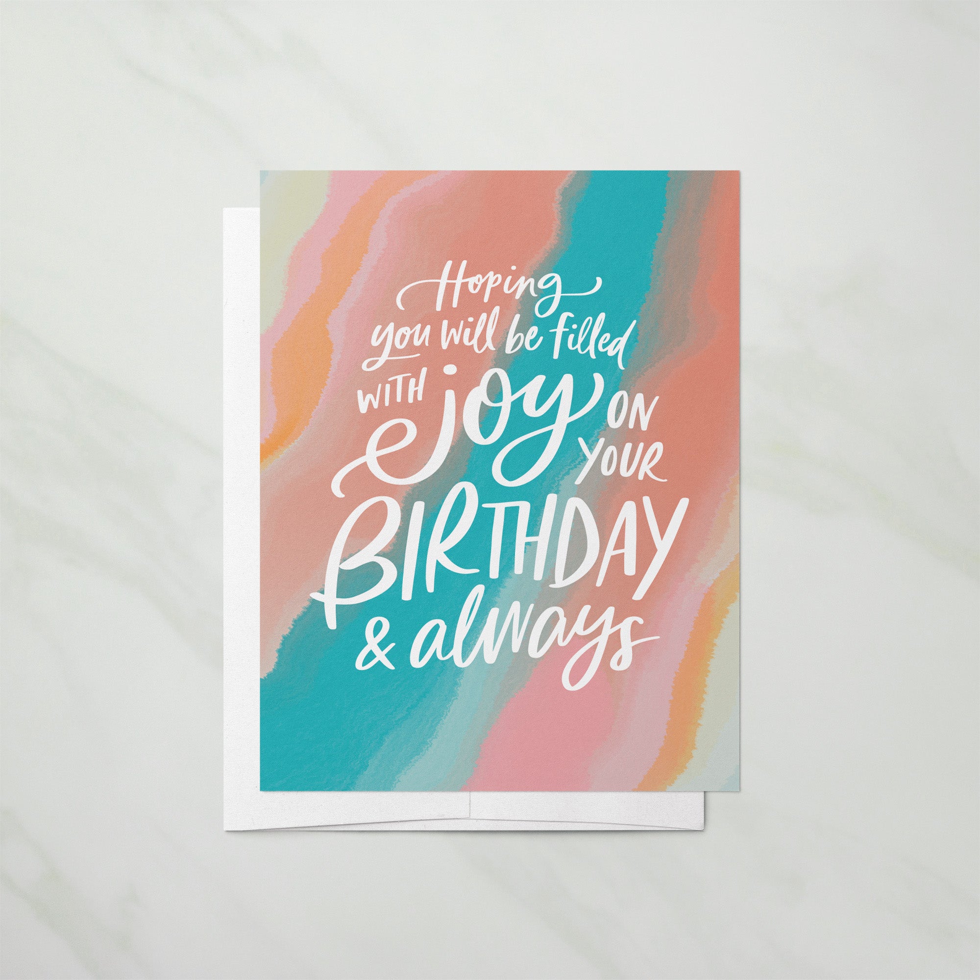 Joy On Your Birthday Greeting Card