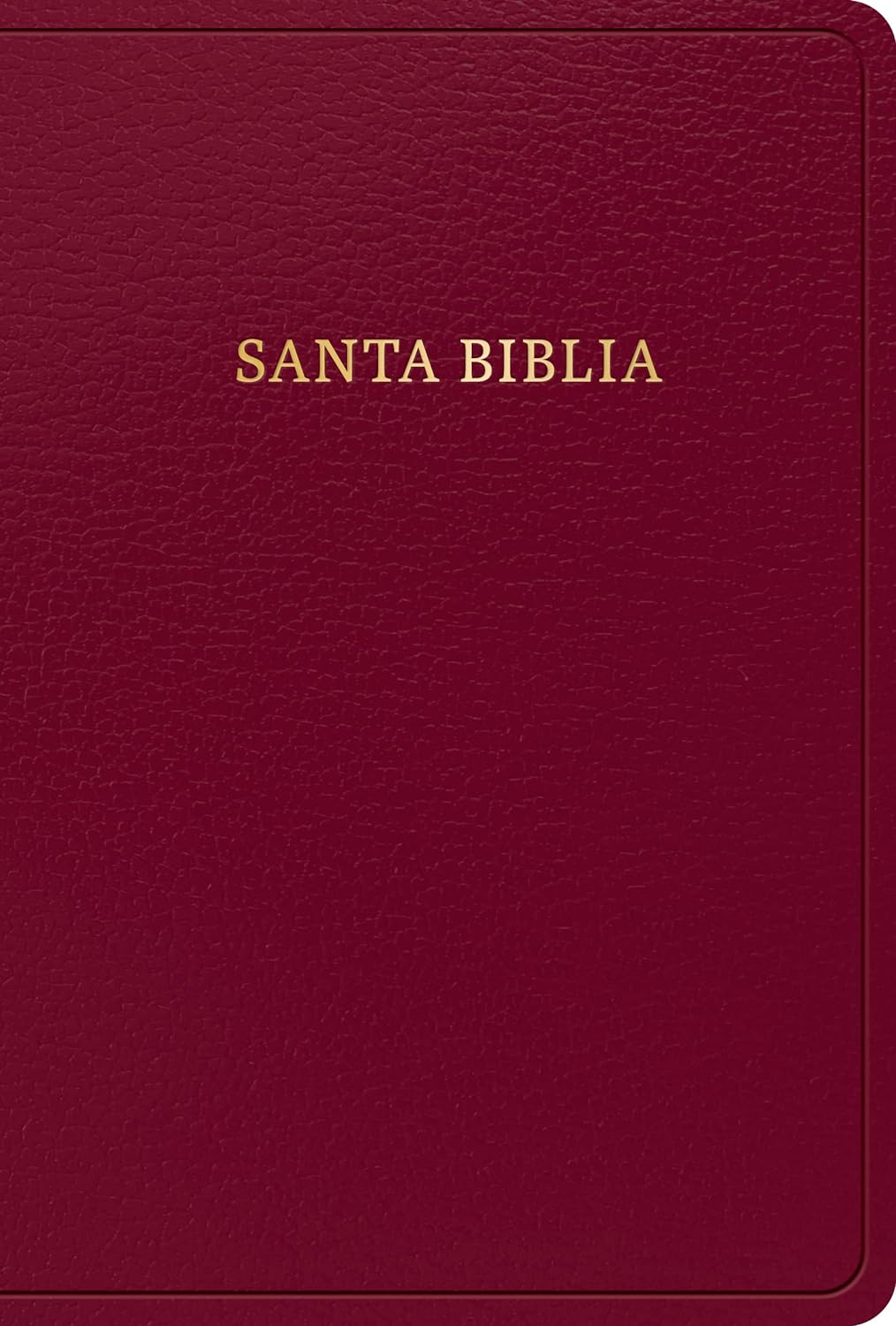RVR 1960 Biblia letra grande tamaño manual, borgoña, imitación piel