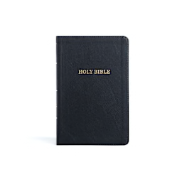 Holman - KJV Thinline Bible, Black LT