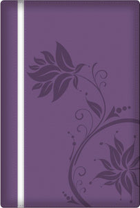 Biblia de la mujer conforme al corazón de Dios: Duotono morado (Spanish Edition)