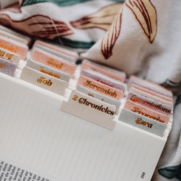 Daily Grace Pastel Floral Bible Tabs