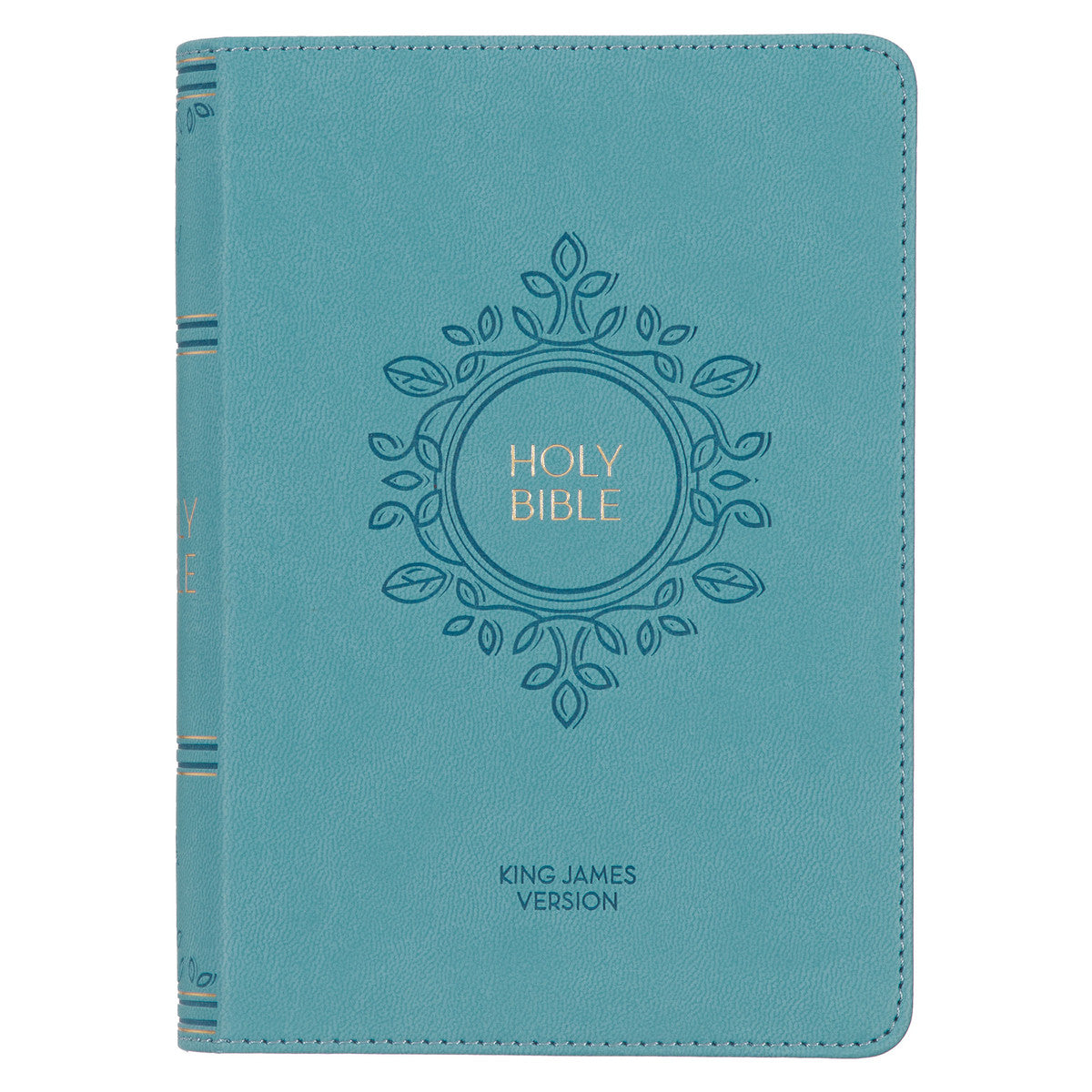 Aqua Blue Large Print Compact King James Version Bible