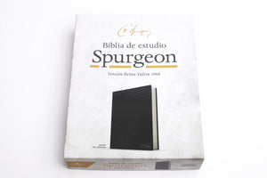 RVR 1960 Biblia de Estudio Spurgeon (Black)