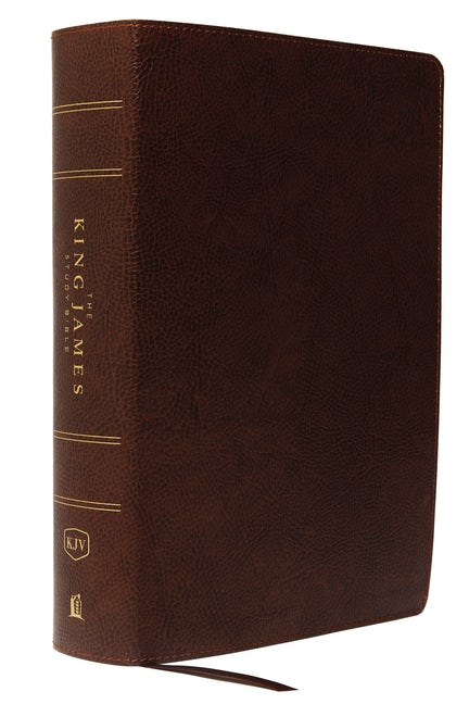 KJV Study Bible Full-Color Edition, Brown Bonded Leather