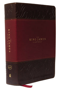 KJV, THE KING JAMES STUDY BIBLE, LEATHERSOFT, BURGUNDY, THUMB INDEXED, RED LETTER, FULL-COLOR EDITION
