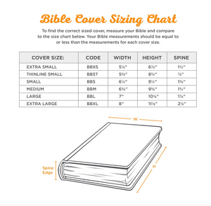 Be Still And Know Faux Leather Bible Cover - Psalm 46:10 (LARGE)