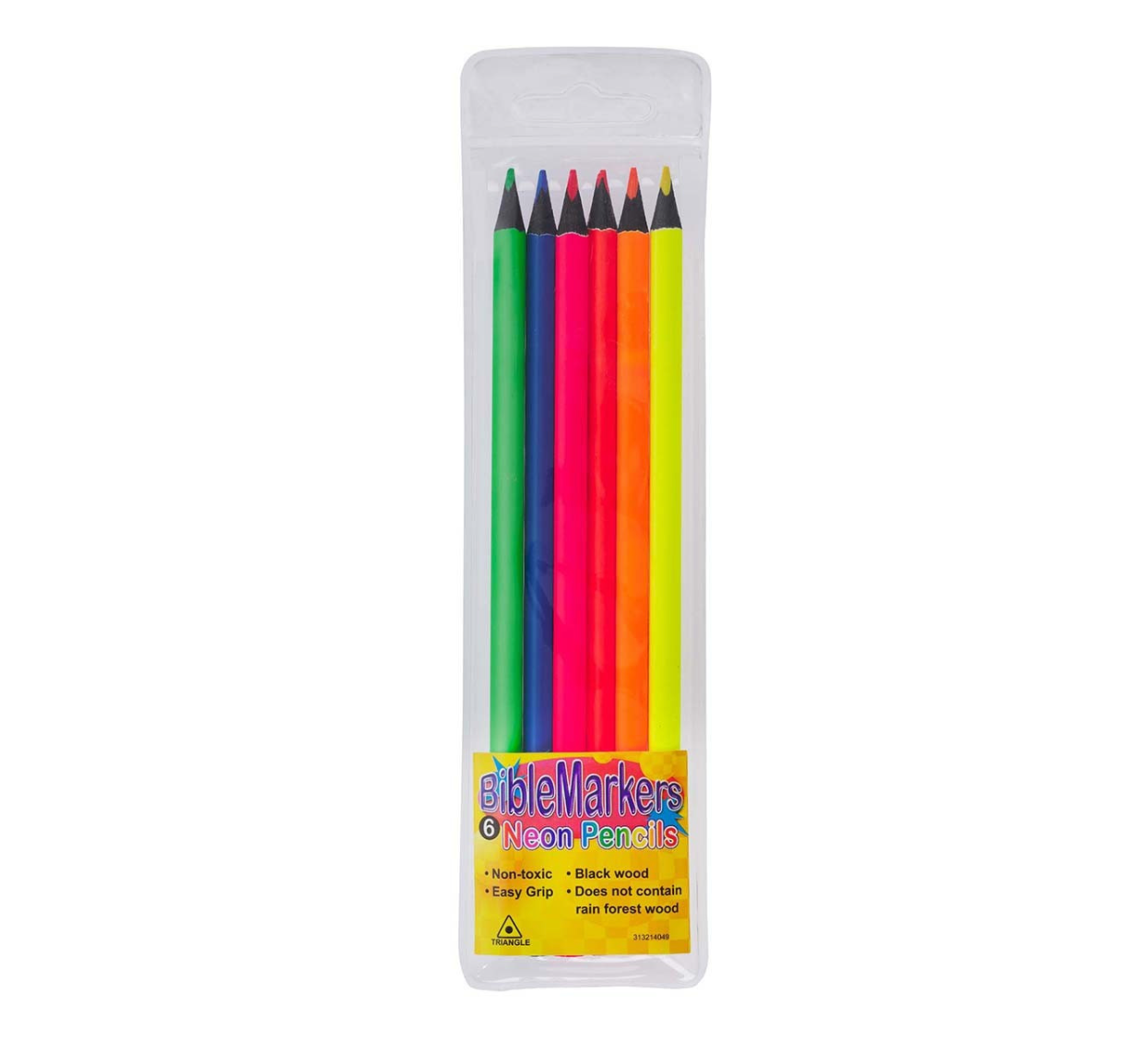 6 Piece Assorted Color Dry Pencil Bible Marker Set