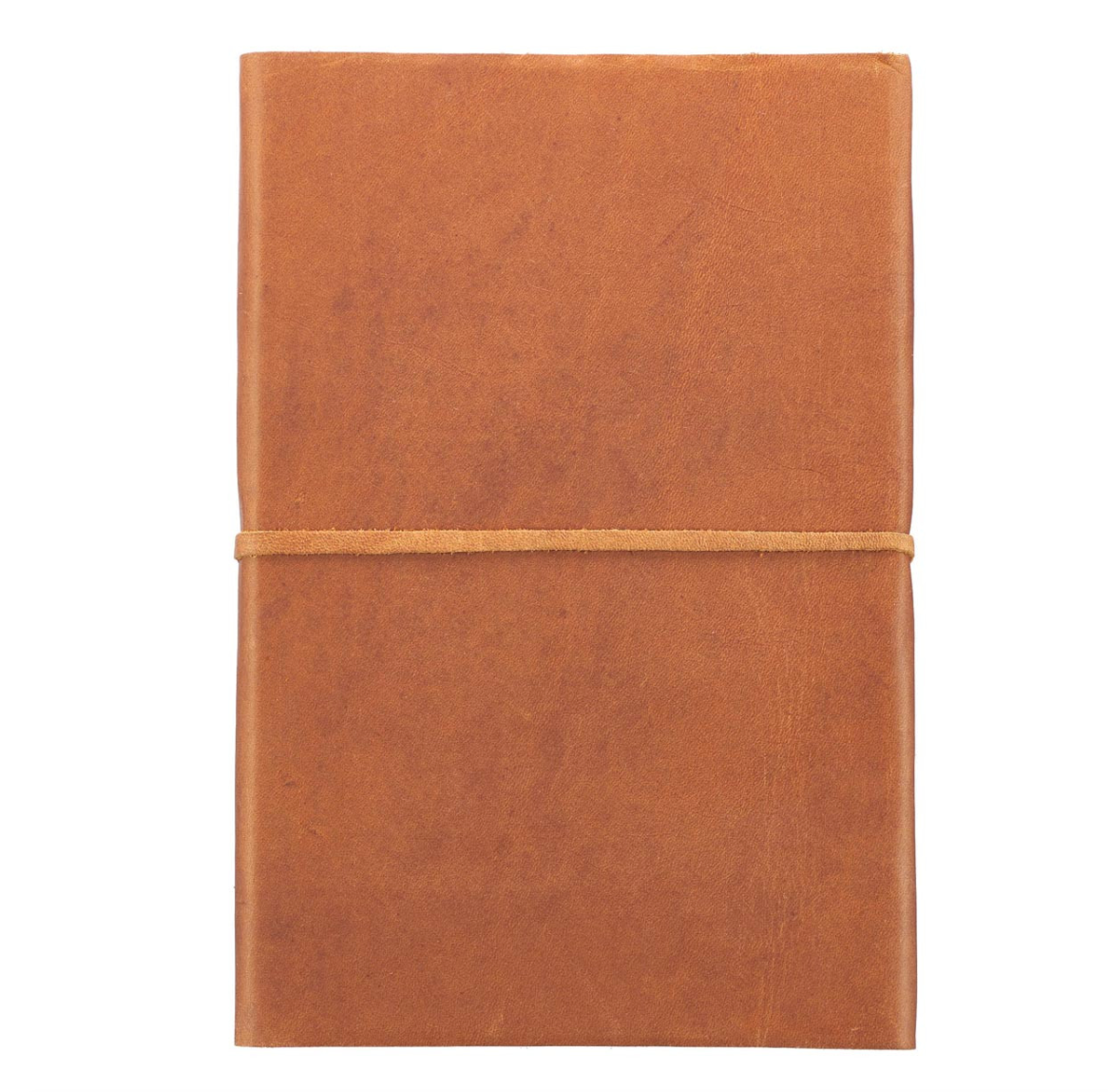 In the Beginning Classic Full Grain Leather Journal with Wrap Closure – John 1:1-14