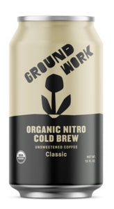 Ground works organic nitro cold brew 12oz can