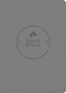 Santa Biblia RVR60, Edición zíper con referencias, letra grande, SentiPiel, Gris (RVR60 Large-Print Reference Bible